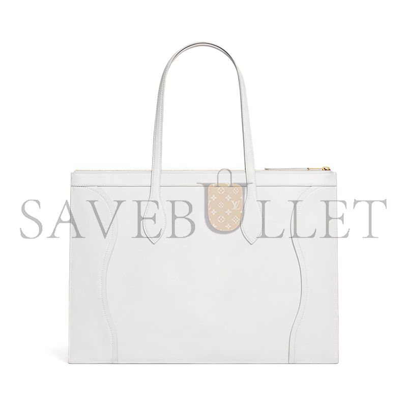 CELINE FLAT CABAS NEW LUGGAGE IN GLOSSY CALFSKIN 123963GW4.01BC (44.5*31.5*0.5cm)